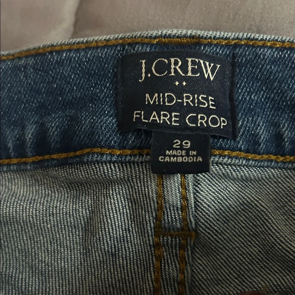 J. Crew jeans denim button